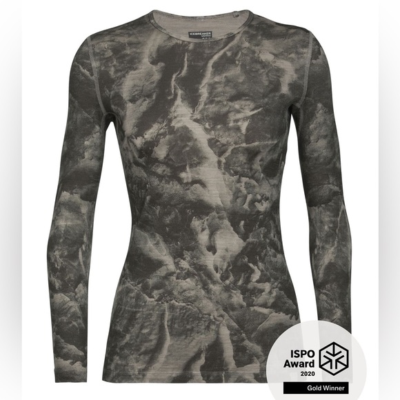 Icebreaker Nature Dye 100% Merino Wool 200 Oasis Top Size Small - Picture 2 of 11